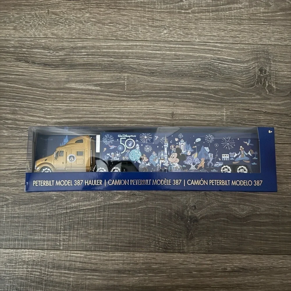 2021 Walt Disney World 50th Anniversary Peterbilt 387 Hauler Toy Truck UNOPENED